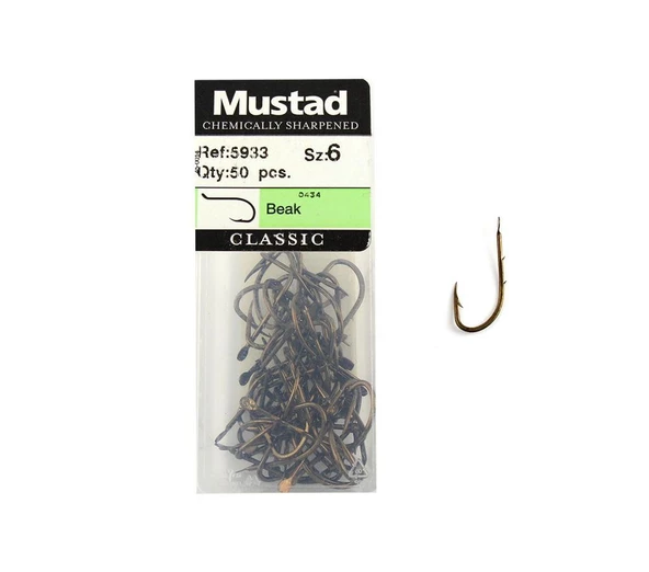 Mustad 5993 No:6 50 Pcs İğne ürün görseli 1