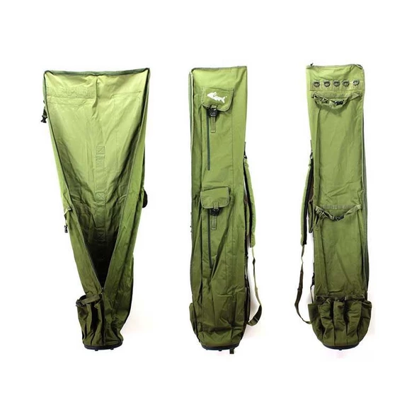 Carpers 3 Gözlü Kamış Çanta Haki 160cm ürün görseli 1