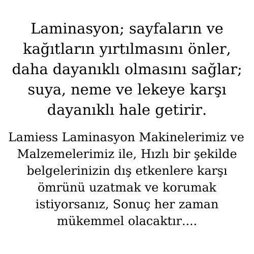Lamiess  A-4 250 Mıc.Mat Polyester Laminasyon Filmi 100'Lü - Resim 3