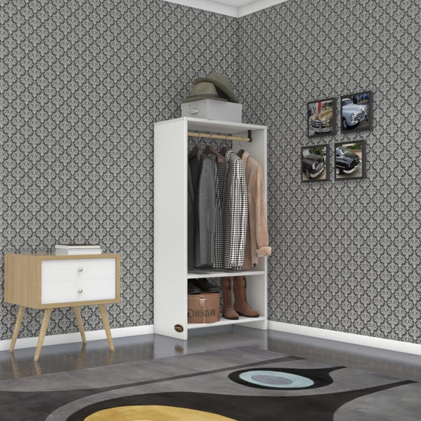 Kenzlife giysi dolabı rüknettin 120*060*30 byz gardırop ürün görseli 1
