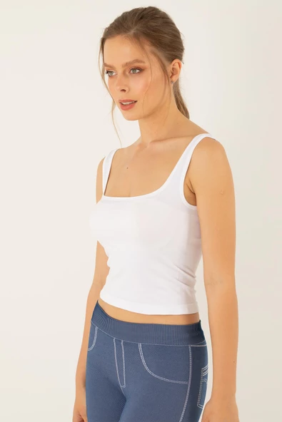 Miorre Seamless Dikişsiz Crop Tişört - Resim 2