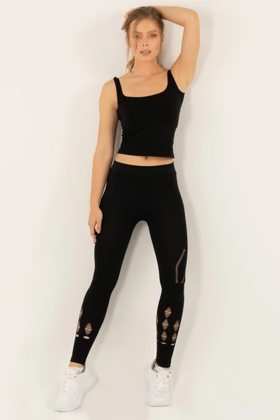 Miorre Seamless Dikişsiz Crop Top Atlet - Resim 5