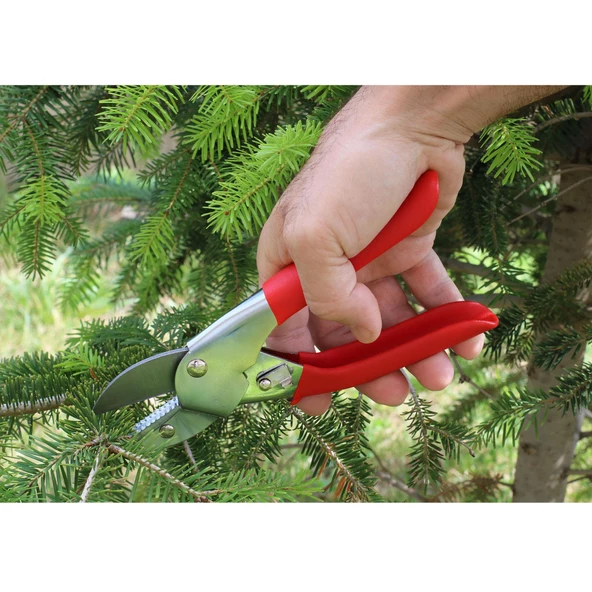 Maxgarden Örs Tipi Budama Makası Bahçe Bitki Çiçek Ağaç Dal Budama Makası 8''