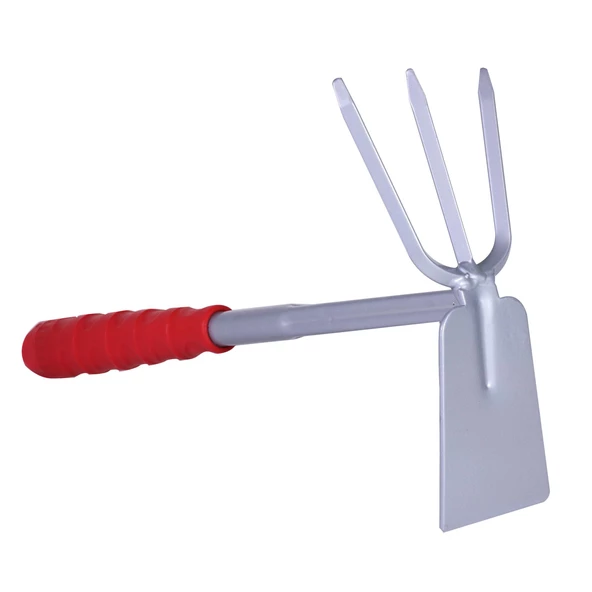 Maxgarden El Çapası Saplı Küçük Tarla Bahçe Çapası 3 Dişli 32 cm ürün görseli 1