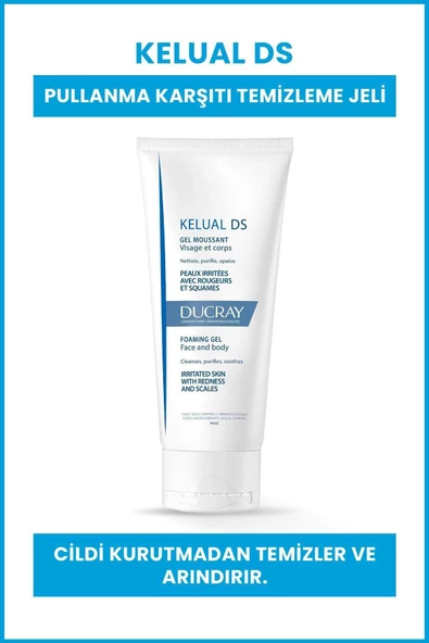 Ducray Kelual DS Gel Pullanma Karşıtı Temizleme Jeli 200 ml ürün görseli 1