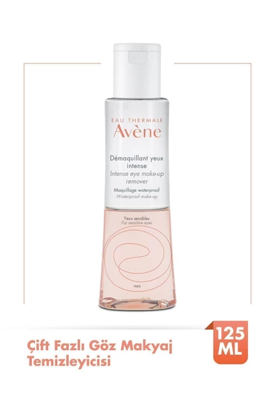 Avene Intense Eye Make-Up Remover Çift Fazlı Göz Makyaj Temizleyicisi 125 ml ürün görseli 1