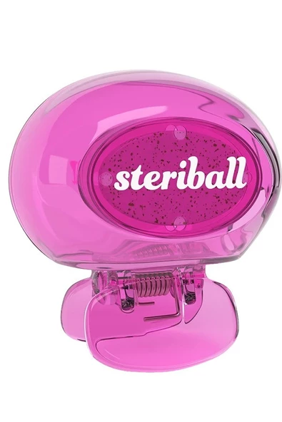 Steriball Renkli Diş Fırçası Koruyucu Hijyenik Kap YetişkinPembe ürün görseli 1