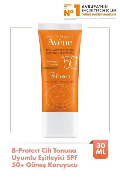 Avene B-Protect Cilt Tonuna Uyumlu Eşitleyici SPF 50+ Güneş Koruyucu 30 ml ürün görseli 1