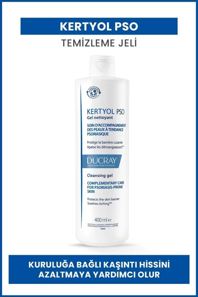 Ducray Kertyol Pso Yoğun Pullanma Karşıtı Temizleme Jeli 400ml ürün görseli 1