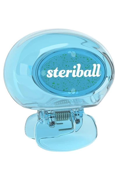 Steriball Çocuk Renkli Diş Fırçası Koruyucu Hijyenik KapAçık Mavi ürün görseli 1