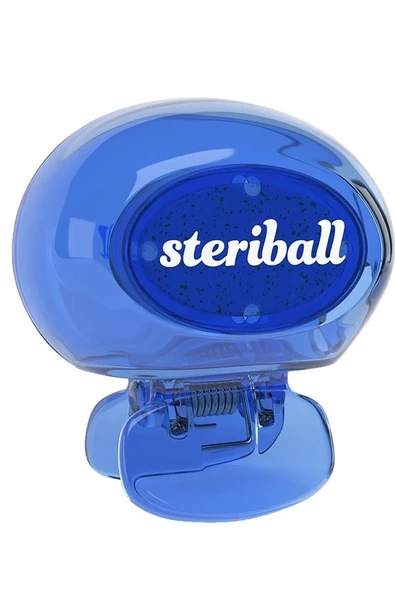 Steriball Çocuk Renkli Diş Fırçası Koruyucu Hijyenik KapMavi ürün görseli 1