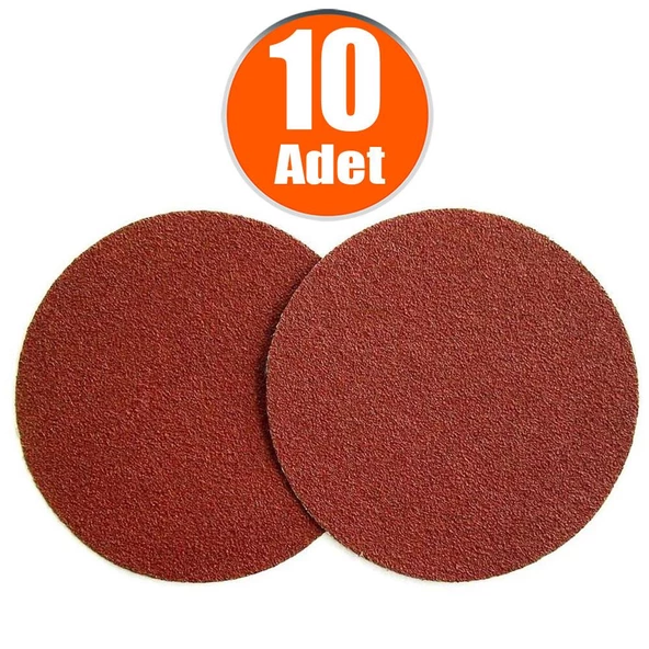 Cırt Zımpara 125 mm Spiral Taşlama 40-120 Kum Seçenekli (10 ADET) ürün görseli 1
