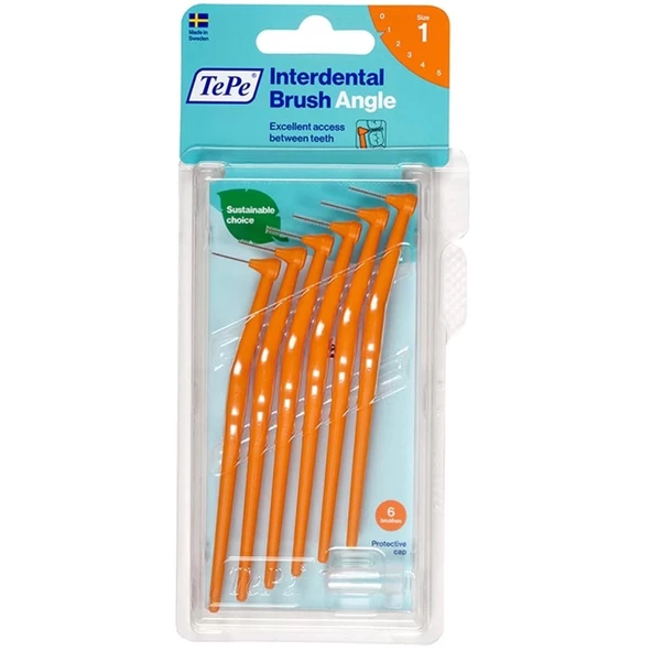 Tepe Angle Arayüz Fırçası Turuncu 0,45 mm 6 Adet ürün görseli 1