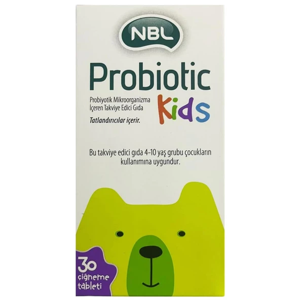 Nbl Probiotic Kids 30 Çiğneme Tablet ürün görseli 1