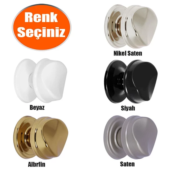 Gülkumru Kapı Tokmağı Kapı Topuzu Babası Kolu Metal Tokmak ürün görseli 1