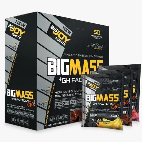 Bigjoy Sports Big Mass +GH Factors Go 5000 Gr 50 Saşe Mix ürün görseli 1