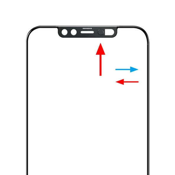 Apple iPhone 12 Pro Secret Ön Kamera On Off Temperli Cam Ekran Koruyucu ürün görseli 1
