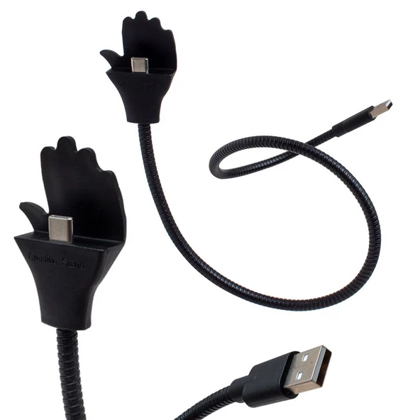 Powermaster 1667 Type-C-USB Girişli Akrobatik Telefon Tutucu ürün görseli 1