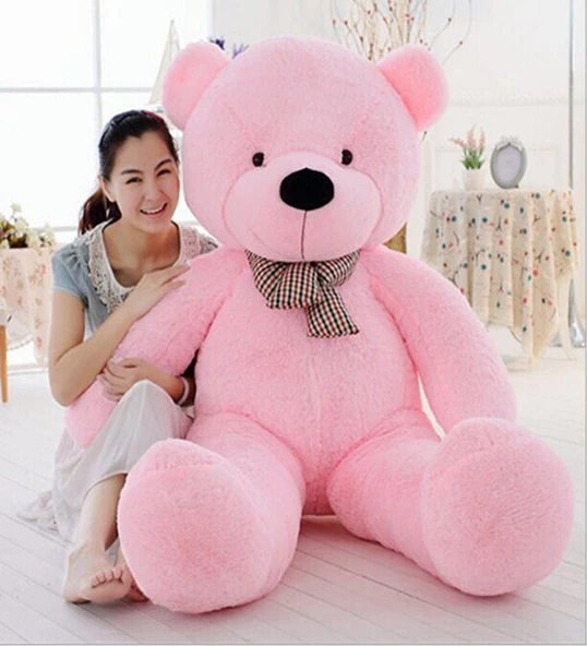 150 cm Papyonlu Peluş Ayı-DEV Boy, % 100 YERLİ - Sevgiliye Özel HEDİYE ürün görseli 1