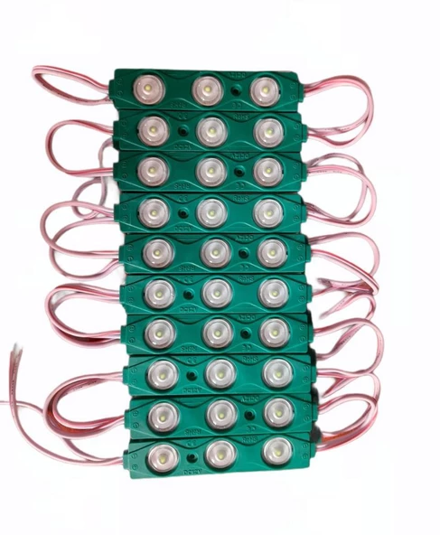 Modül Led 3 Lü Yeşil 20 Li ürün görseli 1
