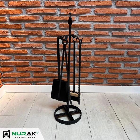 Nurak Kuzine Soba Nurak Şömine Takım Set ürün görseli 1
