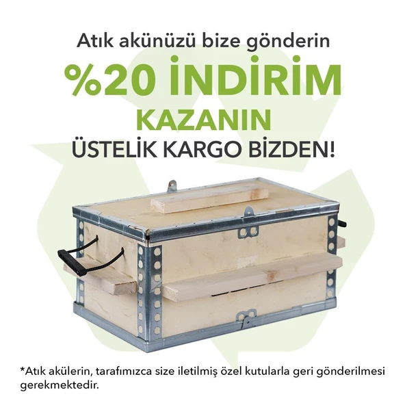 Mutlu 12 Volt 65 EFB Start Stop Üretim Yılı: 2024 - Resim 2