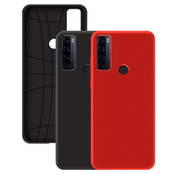 TCL 20SE Kılıf FitCase PremiumS Silikon Arka Kapak ürün görseli 1
