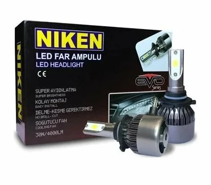 Niken Led Xenon Ampul EVO H1 H3 H4 H7 H11 H15 H27 9005 9006 ürün görseli 1