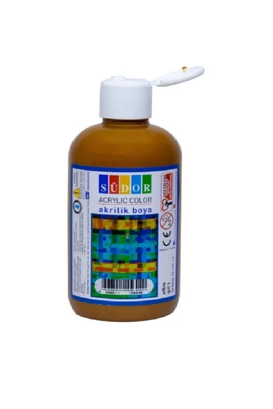 Akrilik Boya 250 Ml Altın Sarı 1 Adet ürün görseli 1