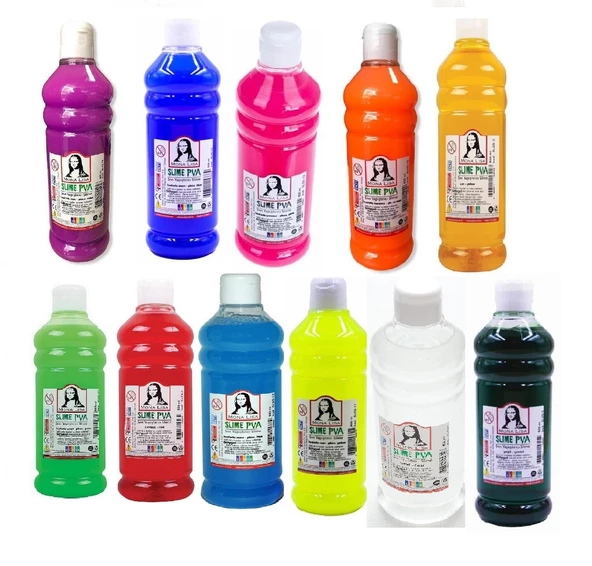 Slime Yapıştırıcı Südor 500 ML Sıvı Slime PVA Renkli Sılaym 500 ML ürün görseli 1