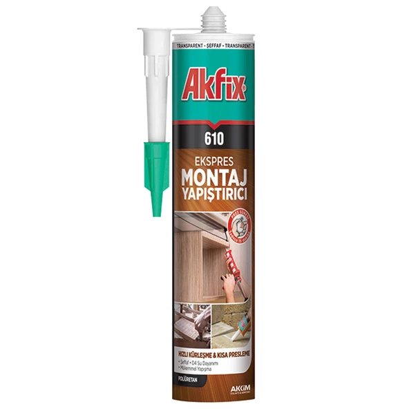 Akfix 610 Montaj Yapıştırıcı Sıvı Çivi 310 Ml ürün görseli 1