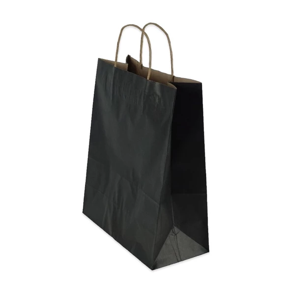 SİYAH ORTA Boy 41cm - En 32cm - Körük 12cm Perakende, Hediye Çantası (1Pk /15adet) ürün görseli 1