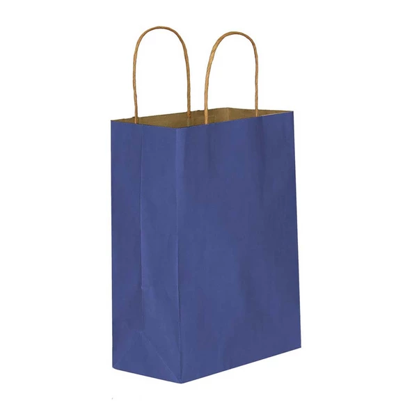 LACİVERT KüÇüK Boy 31cm - En 25cm - Körük 12cm Perakende, Hediye Çantası (1Pk /15adet) ürün görseli 1