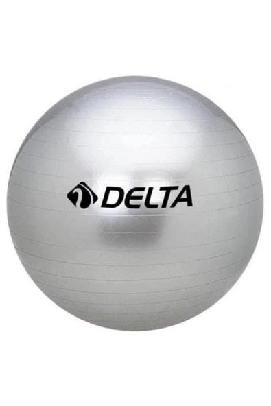 Delta 65 cm Dura-Strong Deluxe Gümüş Pilates Topu (Pompasız) ürün görseli 1
