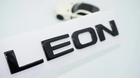 DK Tuning Leon Siyah ABS 3M 3D Bagaj Yazı Logo Seat İle Uyumlu ürün görseli 1