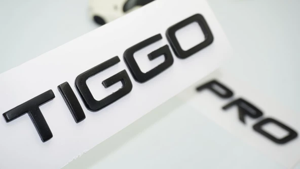 DK Tuning Chery Tiggo Pro Bagaj Siyah ABS 3M 3D Yazı Logo Amblem ürün görseli 1