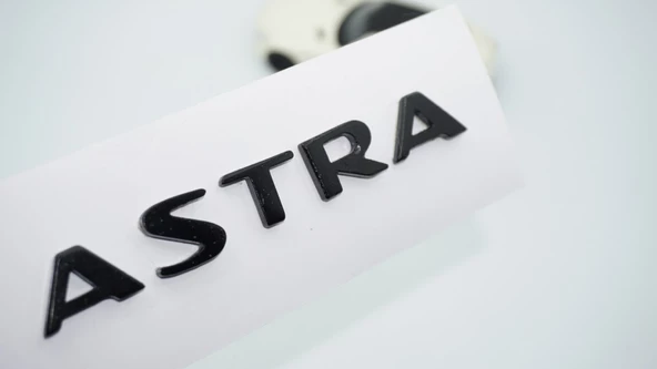 DK Tuning Astra Bagaj Siyah ABS Yazı Logo Amblem Opel İle Uyumlu ürün görseli 1