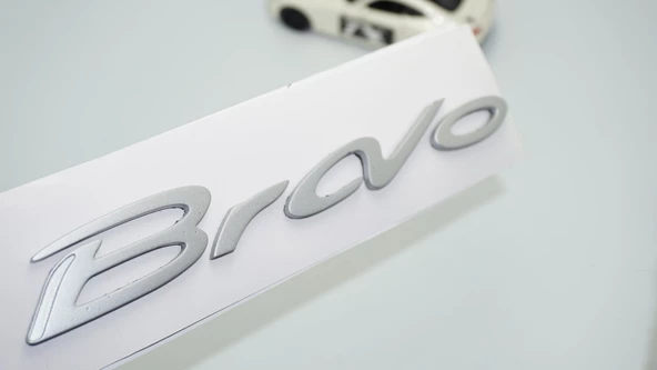 DK Tuning Fiat Bravo Bagaj Gri ABS 3M 3D Yazı Logo Amblem ürün görseli 1
