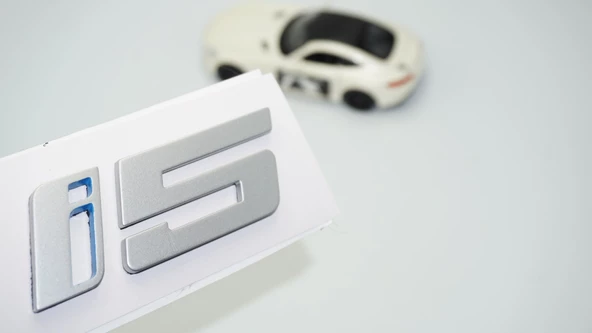 DK Tuning i5 Bagaj Gri ABS 3M 3D Yazı Logo Bmw İle Uyumlu ürün görseli 1