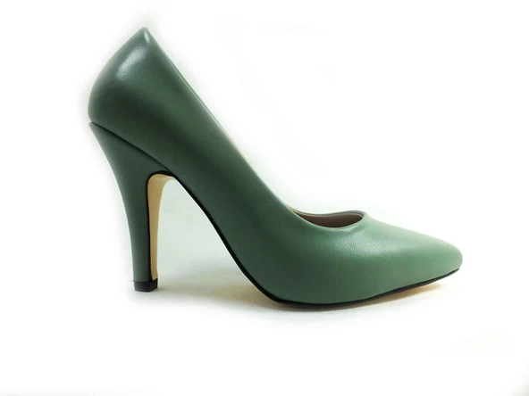 Marine Shoes 9 cm Topuklu Kadın Stiletto Yeşil 86 437 ürün görseli 1