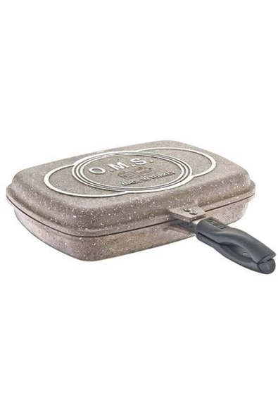 Oms Granit 36X26x9 Cm Balık Tava 3215 Kahverengi ürün görseli 1