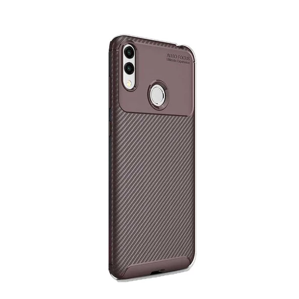Gpack Huawei Honor 8c Kılıf Negro Karbon Dizayn SilikonNano Glass ürün görseli 1