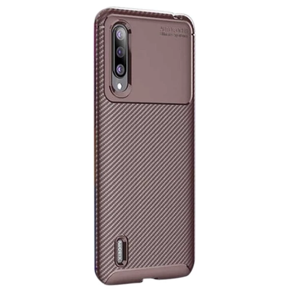 Gpack Xiaomi Mi 9 Lite Kılıf Negro Karbon Dizayn Silikon ürün görseli 1