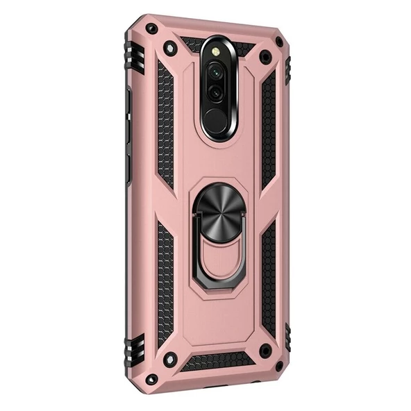 Gpack Xiaomi Redmi 8 Kılıf Vega Standlı Yüzüklü Mıknatıslı ürün görseli 1