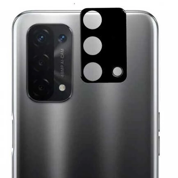 Gpack Oppo A74 4G Kamera Lens Koruyucu Cam Siyah ürün görseli 1