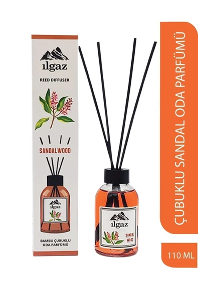 Sandal Ağacı Bambu Çubuklu Oda Kokusu 110 Ml Red Diffuser Sandal Wood Ortam Kokusu ürün görseli 1