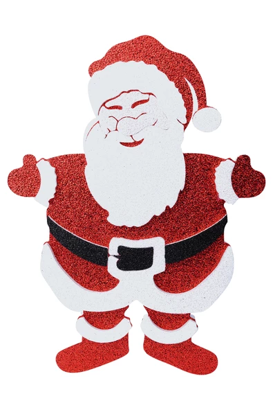 Yılbaşı Noel Baba Strafor Dekor Süs - Resim 2