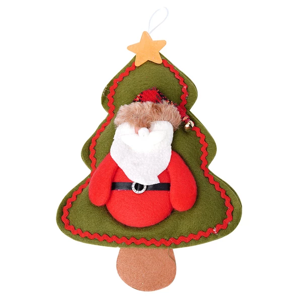 Yılbaşı Çam Ağacı Noel Baba Dekor Süs 16x24 cm ürün görseli 1