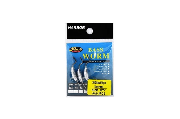 Harbor Sh52 Bass Worm No:4/0 3 Pcs Jig Head ürün görseli 1