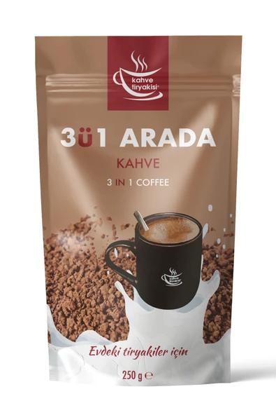 Kahve Tiryakisi 3ü 1 Arada Kahve 250 gr Paket ürün görseli 1